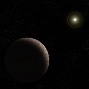 Recreación artística del exoplaneta 47 Ursae Majoris b
