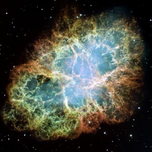 Esta imagen de la Nebulosa del Cangrejo corresponde al espectro visible.