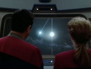 Púlsares binarios, tal y como aparecían en Star Trek