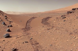 Fotografía de Marte tomada por el Rover Curiosity