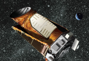 Recreación artística del telescopio Kepler. Crédito: NASA/JPL-Caltech/Wendy Stenzel