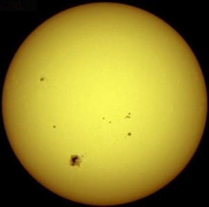 Una imagen del Sol, una estrella de clase G. Crédito: NASA