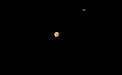 Vídeo creado a partir de las imágenes enviadas por New Horizons de Plutón y Caronte. Crédito: NASA