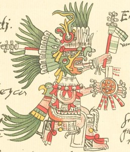 Huitzilopochtli, tal y como aparece en el códice Telleriano-Remensis