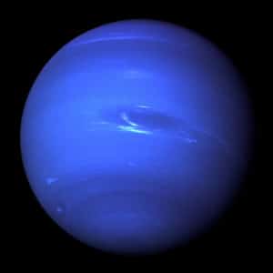 Neptuno, captado por la sonda Voyager 2 en 1.989. Crédito: NASA
