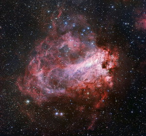 La Nebulosa Omega. Crédito: ESO
