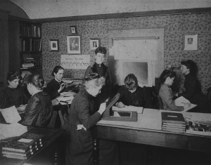 Las mujeres que trabajaban en el Observatorio de Harvard en el año 1890. Crédito: Harvard College Observatory