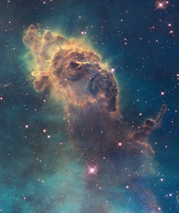 Una parte de la Nebulosa de la Quilla. Crédito: NASA, ESA, y el equipo Hubble SM4 ERO 