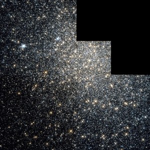 M19 observado por el telescopio Hubble. Crédito: NASA, STScI, WikiSky