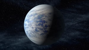 Recreación artística de Kepler-69c. Crédito: NASA Ames/JPL-Caltech