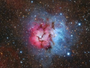 La Nebulosa Trífida. Crédito: Imagen original de Lorand Fenyes