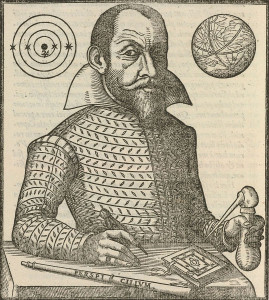 Retrato del astrónomo alemán Simon Marius