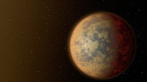 Este concepto artístico muestra como podría ser HD 219134b, el exoplaneta rocoso, confirmado, más cercano al Sistema Solar. Crédito: NASA/JPL-Caltech 