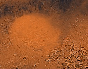La Hellas Planitia, fotografiada por las sondas Viking. Crédito: NASA/JPL/USGS