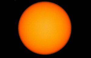 Imagen del Sol sin ninguna mancha solar. Crédito: NASA