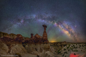 La Vía Láctea vista desde Arizona. Crédito: David Lane & Robert Gendler
