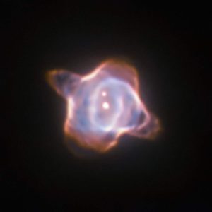 Imagen de la Nebulosa Mantarraya, en cuyo interior se encuentra la estrella SAO 244567. Crédito: ESA/Hubble & NASA