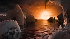 ¿Hay agua en TRAPPIST-1?