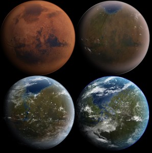 Cómo podría ser el proceso de terraformación de Marte para convertirlo en un planeta como la Tierra