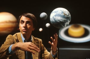 El astrónomo Carl Sagan.