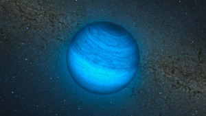 Representación artística del planeta interestelar  CFBDSIR2149-0403