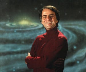 Carl Sagan, en Cosmos