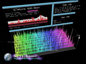 Imagen del antiguo programa SETI@Home
