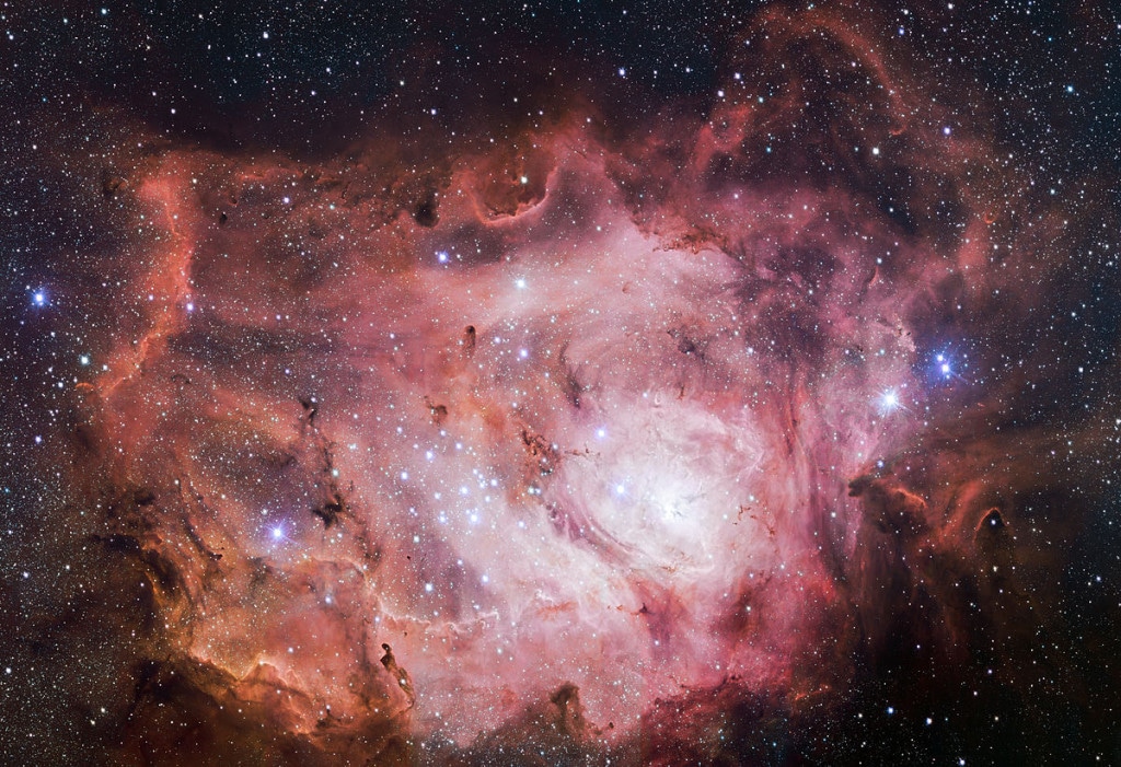 La Nebulosa de la Laguna es uno de los objetos destacados del calendario astronómico de junio de 2023.