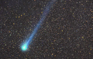 El cometa Swift-Tuttle. El responsable de la lluvia de las Perseidas. Crédito: Gerald Rhemann.