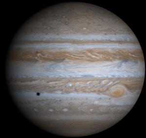 Júpiter visto por la sonda Cassini. Crédito: NASA/Johns Hopkins University Applied Physics Laboratory/Southwest Research Institute - National Aeronautics and Space Administration