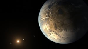 Recreación artística de Kepler-186f. Crédito: NASA Ames/SETI Institute/JPL-Caltech