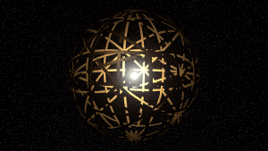 Impresión artística de una esfera de Dyson.  Crédito: Kevin Gill/Flickr