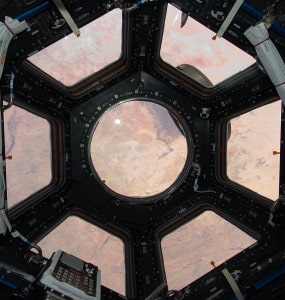 La cúpula del hotel será muy similar a la que ya está instalada en la Estación Espacial Internacional. Crédito: NASA