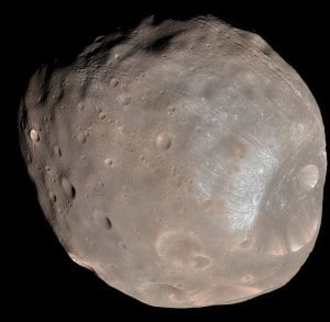 Fobos. Crédito: NASA / JPL-Caltech / University of Arizona
