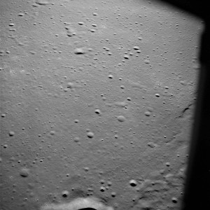 El Mar de la Tranquilidad visto desde el módulo lunar de la misión Apolo 10. Crédito: NASA