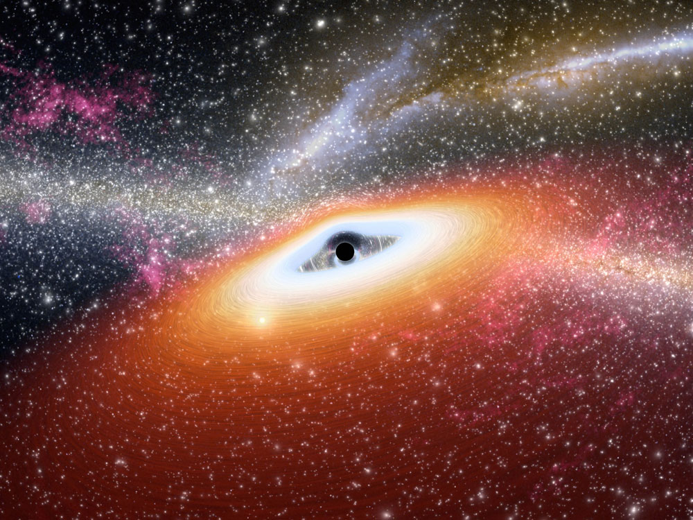 Descubren un agujero negro errante por primera vez