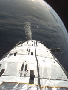 Genesis I, el primer módulo de Bigelow Aerospace en órbita. Crédito: Bigelow Aerospace