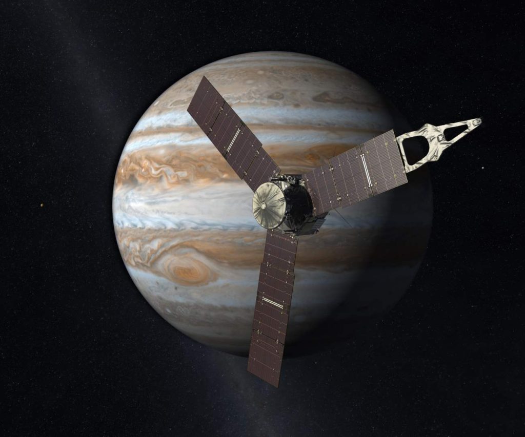 Juno detecta compuestos orgánicos en Ganímedes