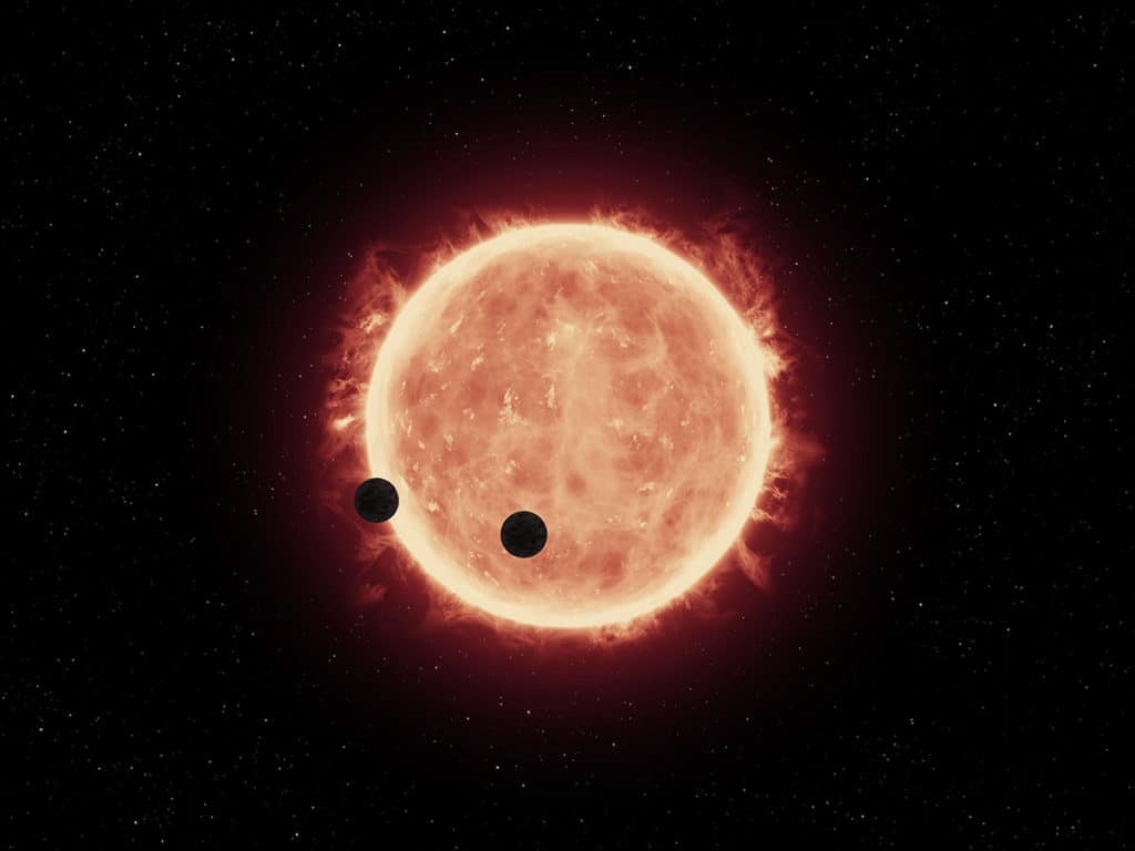 El JWST mide la temperatura de TRAPPIST-1b