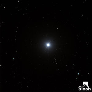 Polaris, la Estrella de Norte, vista desde el observatorio Slooh. Crédito: Slooh
