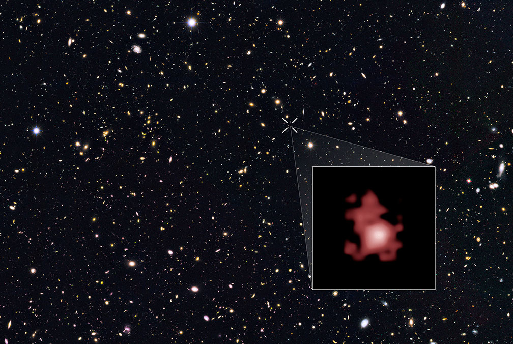 GN-z11, la galaxia más lejana en el universo