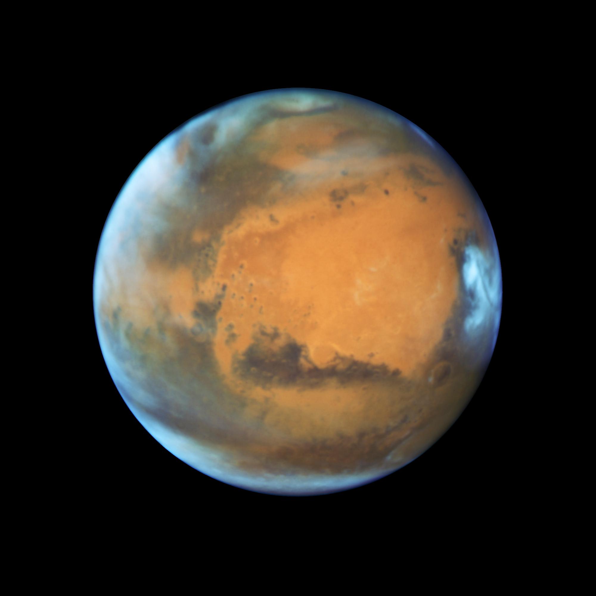La inclinación de Marte fue mayor en el pasado