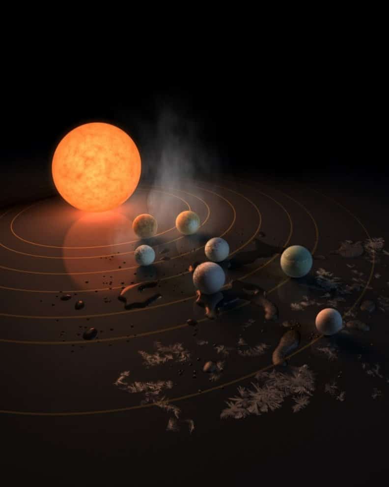 La formación de TRAPPIST-1: ¿cómo se produjo?