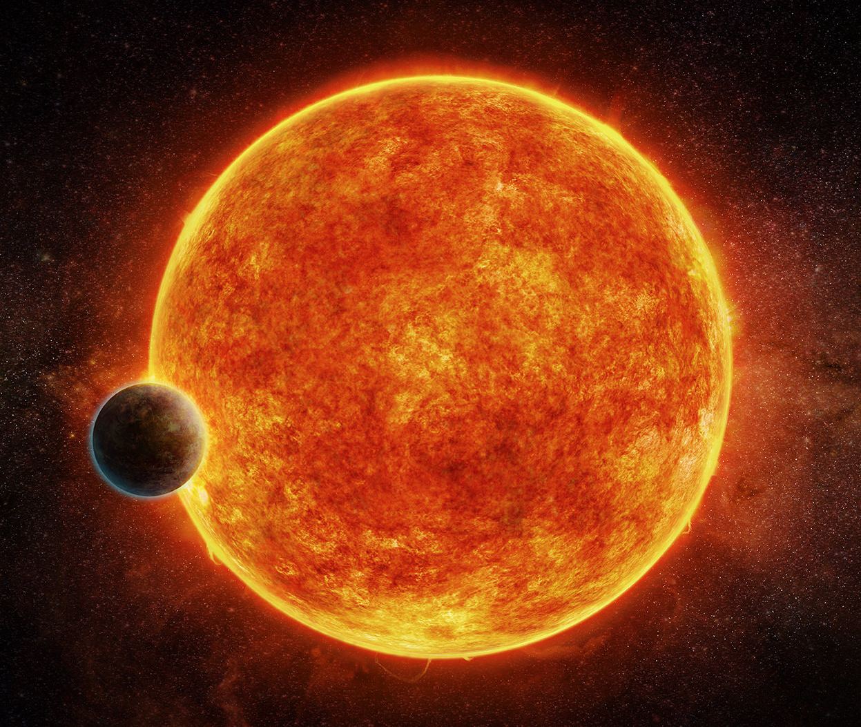 Un exoplaneta rocoso con campo magnético