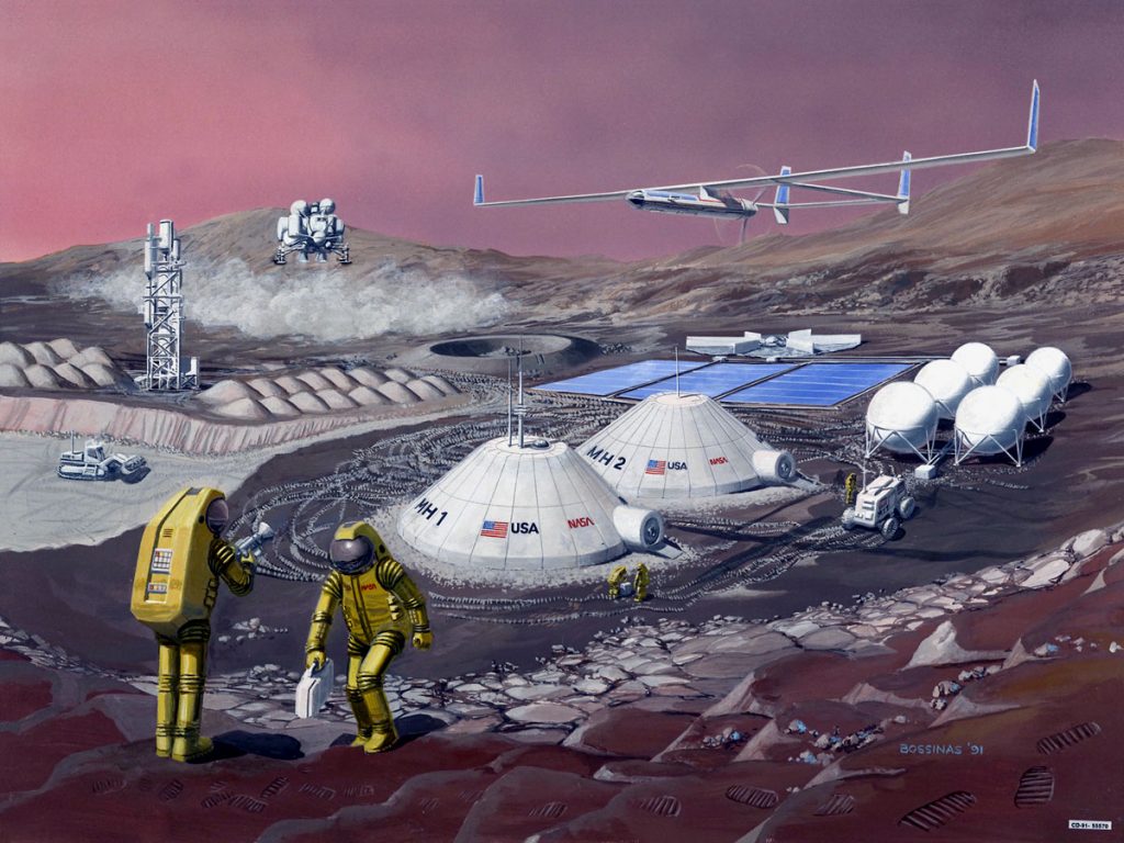 ¿En qué estado llegarán los astronautas a Marte?