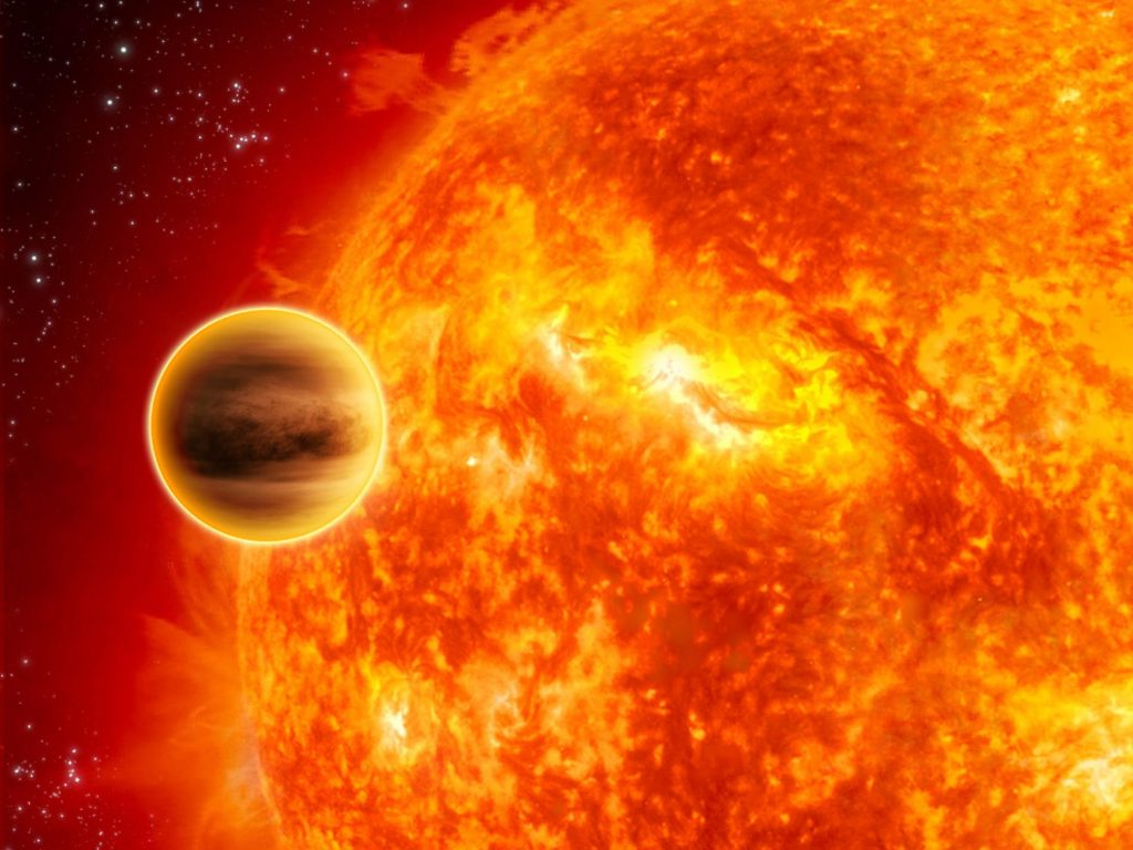 WASP-76b: un exoplaneta en el que llueve hierro