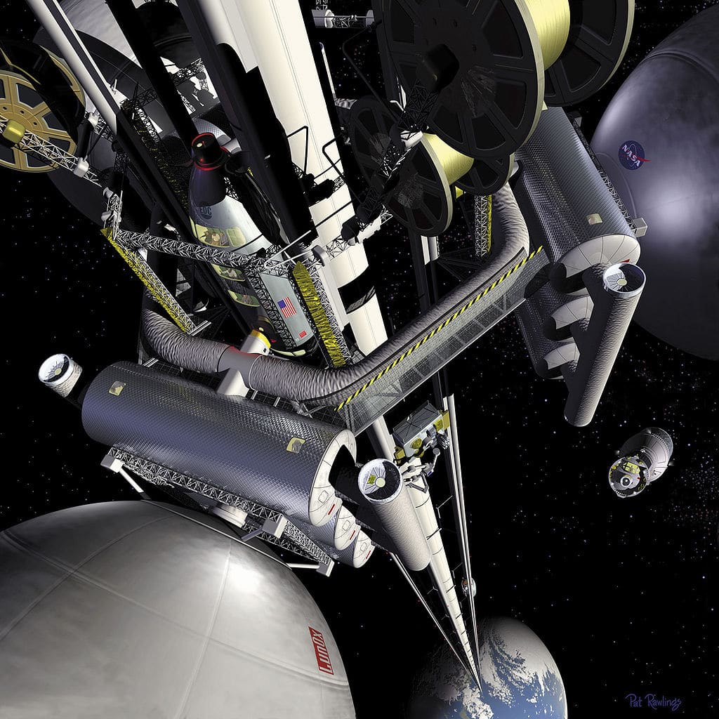 Spaceline: un ascensor de la Tierra a la Luna