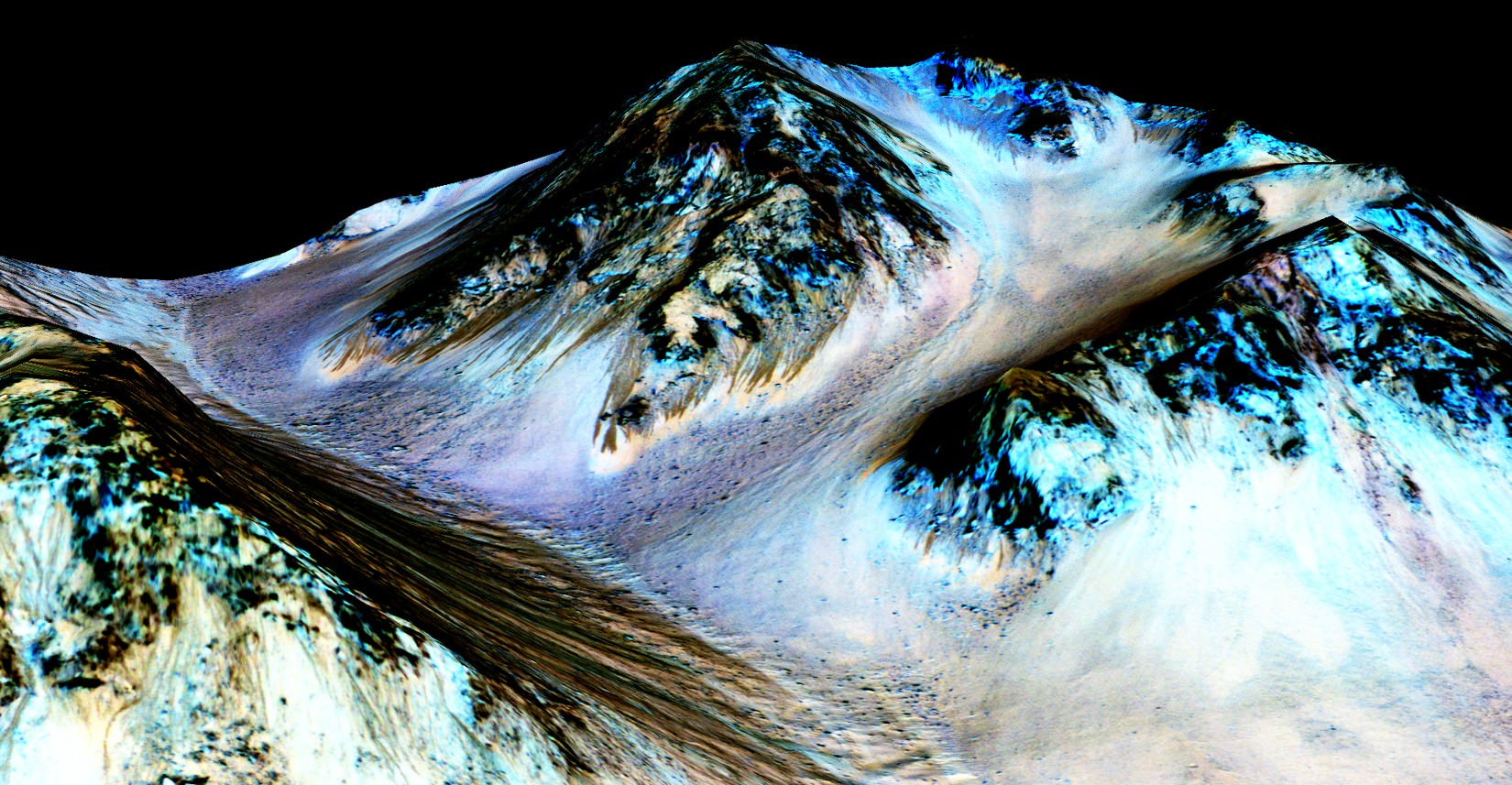 Marte tiene corrientes de arena, no de agua salada