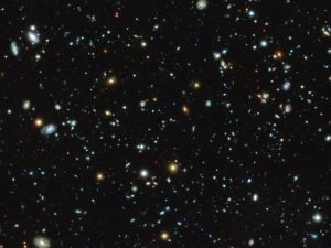 El campo ultraprofundo del Hubble observado con MUSE.