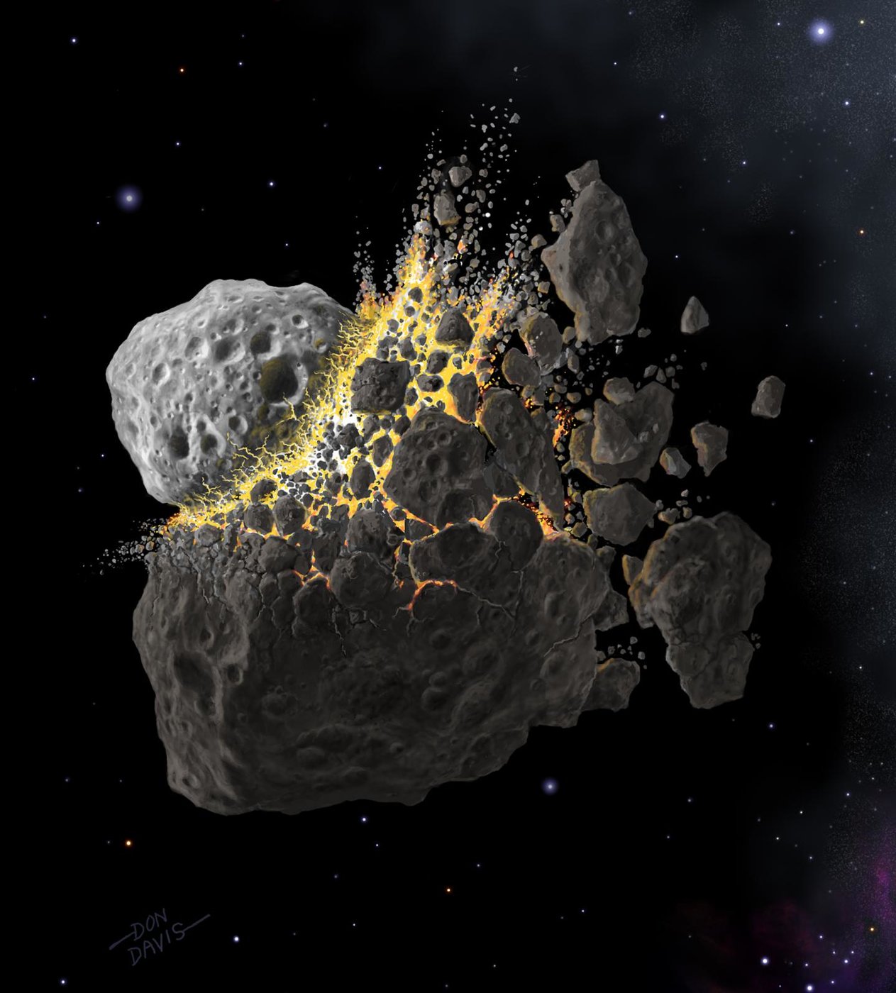 Los meteoritos de la Tierra podrían venir de viejos planetas enanos